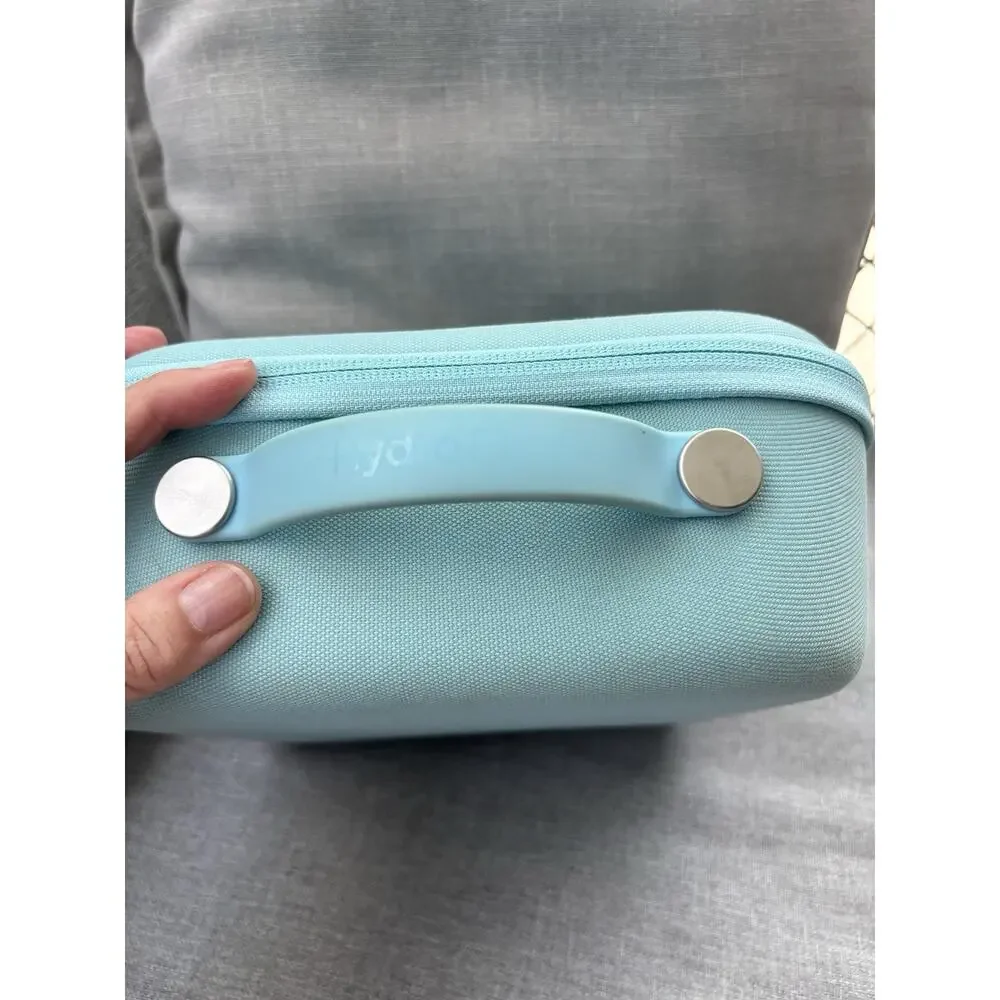 Hydro Flask Insulated Lunch Box Tote Teal Hard case Durable Handle Cooler